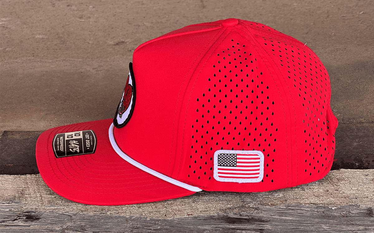 red-perforated-performance-hat-american-flag-side-patch