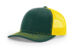 Customize Richardson 112s with patches or embroidery — bulk orders open. Richardson 112 Trucker - Color: Dark Green/Yellow
