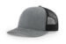 Custom embroidery and patch options available in bulk on New R112 Colors Richardson 112 Trucker - Color: Heather Grey/Black