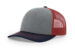 Richardson R112 Trucker Heather Grey Cardinal Navy Richardson 112 Trucker - Color: Heather Grey/Cardinal/Navy