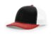Richardson 112 Trucker - Color: Black/ White/ Red Hat