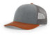 Richardson R112 Trucker Heather Grey Charcoal Dark Orange Richardson R112 Trucker Heather Grey Charcoal Dark Orange