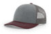Richardson R112 Trucker Heather Grey Charcoal Maroon Richardson R112 Trucker Heather Grey Charcoal Maroon