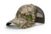 Richardson 111P Garment Washed Trucker - Color: Realtree Edge/ Brown Richardson 111P Trucker Realtree Edge Brown Hat