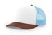 Richardson 115 Low Pro Trucker White Hawaiian Blue Pale Orange Hat Richardson 115 Low Pro Trucker White Hawaiian Blue Pale Orange Hat