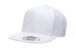 Yupoong 6006 Flat Bill Trucker White Hat Yupoong 6006 Flat Bill Trucker White Hat