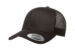 Yupoong 6606 Retro Trucker Black Hat Yupoong 6606 Retro Trucker Black Hat