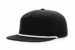 Richardson R256 Gramps Rope Hat Black White