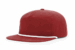 Richardson R256 Gramps Rope Hat - Color: Cardinal/ White