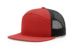 Richardson 168 7Panel Trucker Red Black Hat Richardson 168 7Panel Trucker Red Black Hat