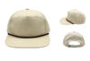 Lost Hat Co Solid Goat Rope Hat - Color: Cream Lost Hat Co Goat Rope Solid Cream Hat