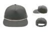 Lost Hat Co Solid Goat Rope Hat - Color: Lead Lost Hat Co Goat Rope Solid Lead Hat