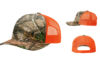 Richardson R112PFP Printed Five Panel Trucker Realtree Excape Black hat Richardson R112PFP Printed Five Panel Trucker Realtree Edge Neon Orange hat