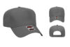 OTTO 31 069 5 Panel Baseball Cap - Color: Charcoal OTTO 31 069 5 Panel Low Crown Baseball Cap Charcoal Gray Cap