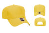 OTTO 31 069 5 Panel Baseball - Color: Yellow OTTO 31 069 5 Panel Low Crown Baseball Yellow Cap