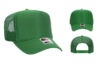 OTTO 39 165 High Crown Foam Trucker Kelly hat OTTO 39 165 High Crown Foam Trucker Kelly hat