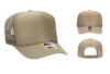 OTTO 39 165 High Crown Foam Trucker Khaki hat OTTO 39 165 High Crown Foam Trucker Khaki hat