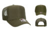 OTTO 39 165 High Crown Foam Trucker Olive Green hat OTTO 39 165 High Crown Foam Trucker Olive Green hat