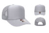OTTO 39 165 High Crown Foam Trucker Silver Gray hat OTTO 39 165 High Crown Foam Trucker Silver Gray hat