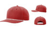 Richardson R258 5 Panel Classic Rope Cap Red White Cap Richardson R258 5 Panel Classic Rope Cap Red White Cap