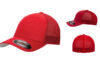 Flexfit Fitted Mesh Cap FF6511 Red Flexfit Fitted Mesh Cap FF6511 Red