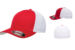 Flexfit Fitted Mesh Cap FF6511 Red White Flexfit Fitted Mesh Cap FF6511 Red White