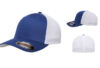 Flexfit Fitted Mesh Cap FF6511 Royal White Flexfit Fitted Mesh Cap FF6511 Royal White