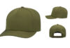 Pacific Headwear Weekender Perforated Snapback P424 - Color: Moss Green Customizable Moss Green Golf P424 Pacific Headwear Cap