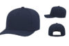Pacific Headwear Weekender Perforated Snapback P424 - Color: Navy Blank Pacific Headwear Weekender Cap in Navy
