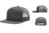 Richardson R168 7 Panel Trucker - Color: Charcoal Custom Richardson R168 7 Panel Trucker Charcoal