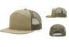 Richardson R168 7 Panel Trucker - Color Pale Khaki/Loden Richardson R168 7 Panel Trucker Pale Khaki Loden