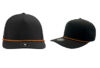 Zapped Headwear BLACKHAWK R+ Black Orange Chainlink Rope Zapped Headwear BLACKHAWK R+ Black Orange Chainlink Rope