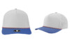 Zapped Headwear BLACKHAWK R+ Off White - Blue Bill - Blue_orange chainlink