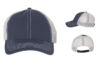 47' Brand 4710 Trawler Cap Unstructured Trucker Vintage - Color: Navy/Stone 47' Brand 4710 Trawler Cap Unstructured Trucker Vintage Navy:Stone