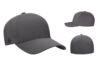 Flexfit FF180 Delta Seamless Fitted Cap - Color: Dark Grey Flexfit FF180 Delta Seamless Fitted Cap Dark Grey