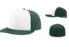 Richardson PTS30 Perforated R Flex Fitted Cap Alternate White Dark Green