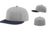 Richardson PTS30 Perforated R Flex Fitted Cap Combination Grey Navy Richardson PTS30 Perforated R Flex Fitted Cap Combination Grey Navy