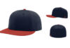 Richardson PTS30 Perforated R Flex Fitted Cap Combination Navy Red Richardson PTS30 Perforated R Flex Fitted Cap Combination Navy Red