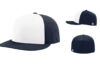 Richardson PTS30 Perforated R Flex Fitted Cap Combination White Navy Richardson PTS30 Perforated R Flex Fitted Cap Combination White Navy