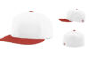 Richardson PTS30 Perforated R Flex Fitted Cap Combination White Red Richardson PTS30 Perforated R Flex Fitted Cap Combination White Red