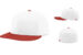 Richardson PTS30 Perforated R Flex Fitted Cap Combination White Red Richardson PTS30 Perforated R Flex Fitted Cap Combination White Red
