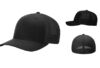 Richardson R110 R FLEX Fitted Trucker - Color: Black Richardson R110 R FLEX Fitted Trucker Black