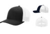 Richardson R110 R FLEX Fitted Trucker - Color: Black/White Richardson R110 R FLEX Fitted Trucker Black:White