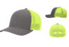 Richardson R110 R FLEX Fitted Trucker - Color: Charcoal/Neon Yellow Richardson R110 R FLEX Fitted Trucker Charcoal:Neon Yellow