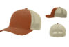 Richardson R110 R FLEX Fitted Trucker - Color: Dark Orange/Khaki Richardson R110 R FLEX Fitted Trucker Dark Orange:Khaki