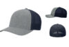 Richardson R110 R FLEX Fitted Trucker - Color: Heather Grey/Navy Richardson R110 R FLEX Fitted Trucker Heather Grey:Navy