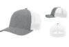 Richardson R110 R FLEX Fitted Trucker - Color: Heather Grey/White Richardson R110 R FLEX Fitted Trucker Heather Grey:White