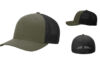 Richardson R110 R FLEX Fitted Trucker - Color: Loden/Black Richardson R110 R FLEX Fitted Trucker Loden:Black
