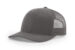 Richardson 112 custom hat in solid charcoal – blank trucker hat ready for custom embroidery or patch application
