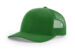 Richardson 112 custom hat in solid kelly green – blank trucker hat ready for patch or embroidery design